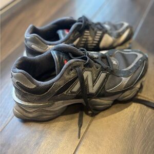 New Balance 9060 Men's (UNISEX) Gray and Black Sneakers